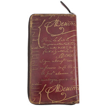 Load image into Gallery viewer, Berluti Itauba Calligraphy Long Wallet Red Leather
