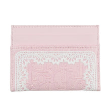 Load image into Gallery viewer, Dior Dior Amour Oblique Jacquard & Lace Freesia Card Holder Exhale PinkS2400OUKL_M19I Canvas/Calf Leather