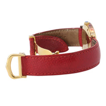 Load image into Gallery viewer, CARTIER Must-have Cartier Ronde W32mm Gold Plated Leather White DialW1006922