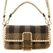 将图像加载到图库查看器中,FENDI Bucket 2-way Bag Beige/Brown8BR600 Raffia Canvas