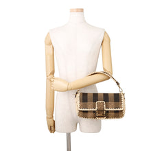 将图像加载到图库查看器中,FENDI Bucket 2-way Bag Beige/Brown8BR600 Raffia Canvas