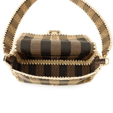 将图像加载到图库查看器中,FENDI Bucket 2-way Bag Beige/Brown8BR600 Raffia Canvas