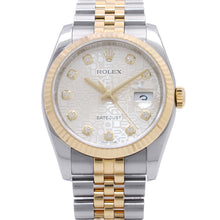 Load image into Gallery viewer, ROLEX Datejust W36mm Stainless Steel K18YG Silver Dial116233G