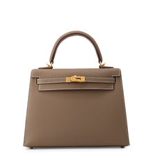 Load image into Gallery viewer, HERMES Kelly Sellier Etoupe Epsom Size 25