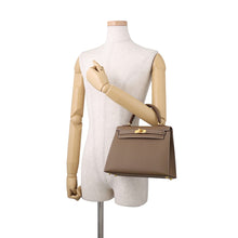 Load image into Gallery viewer, HERMES Kelly Sellier Etoupe Epsom Size 25