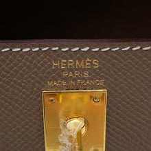 将图像加载到图库查看器中,HERMES Kelly Sellier Etoupe Epsom Size 25