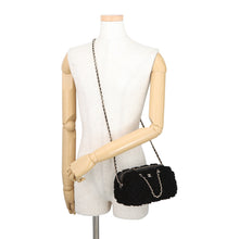 Load image into Gallery viewer, CHANEL Matelasse Mini Boston 2-Way Handbag BlackAP4474-B22313-94305 Mouton Leather