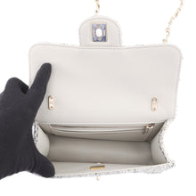 Load image into Gallery viewer, CHANEL Matelasse Single Flap ChainShoulder Bag GrayAS5670-B21492-U2666 Tweed Size 20