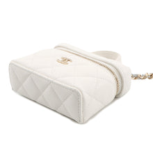 Load image into Gallery viewer, CHANEL Classic Mini Bag Bag Charm WhiteAP4897-B10583-10601 Caviar Leather