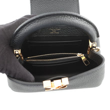 Load image into Gallery viewer, LOUIS VUITTON Capucines EW NoirM29443 Taurillon Leather Size MINI