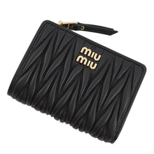 Load image into Gallery viewer, MIUMIU Matelassé Leather Wallet Black5ML075_AFPP_F0002 Leather