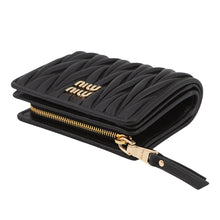 Load image into Gallery viewer, MIUMIU Matelassé Leather Wallet Black5ML075_AFPP_F0002 Leather