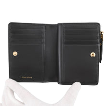 Load image into Gallery viewer, MIUMIU Matelassé Leather Wallet Black5ML075_AFPP_F0002 Leather