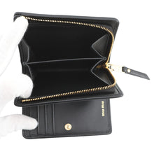 Load image into Gallery viewer, MIUMIU Matelassé Leather Wallet Black5ML075_AFPP_F0002 Leather