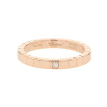 Load image into Gallery viewer, Chopard Ice Cube Ring Size 47/#7 Mini827702-5229 18K Pink Gold