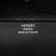 Load image into Gallery viewer, HERMES Glennan Compact Black Swift Leather