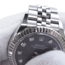 Load image into Gallery viewer, ROLEX Datejust W28mm Stainless Steel K18WG Dark Gray Dial279174G