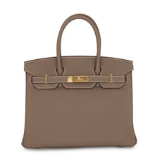 将图像加载到图库查看器中,HERMES Birkin Etoupe Togo Leather Size 30