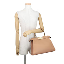 Load image into Gallery viewer, FENDI Peekaboo Icy You Beige8BN321 Leather Size Medium