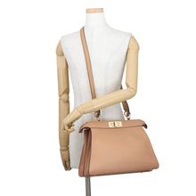 Load image into Gallery viewer, FENDI Peekaboo Icy You Beige8BN321 Leather Size Medium