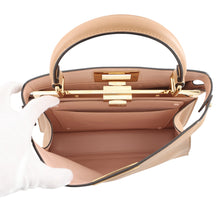Load image into Gallery viewer, FENDI Peekaboo Icy You Beige8BN321 Leather Size Medium