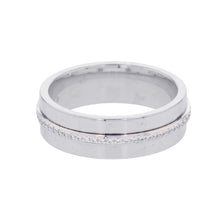 Load image into Gallery viewer, TIFFANY&Co. T-Wide Diamond Ring Size Approximately No. 9 18K White Gold