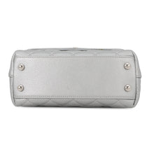 将图像加载到图库查看器中,CHANEL Coco Handle 2WAY Handbag SilverAS2215-B22136-U4807 Caviar Leather Size XXS