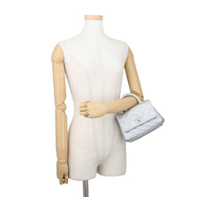 将图像加载到图库查看器中,CHANEL Coco Handle 2WAY Handbag SilverAS2215-B22136-U4807 Caviar Leather Size XXS