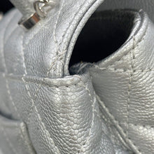 将图像加载到图库查看器中,CHANEL Coco Handle 2WAY Handbag SilverAS2215-B22136-U4807 Caviar Leather Size XXS