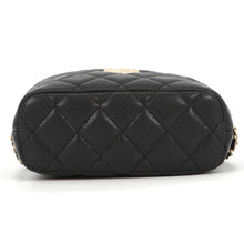 Load image into Gallery viewer, CHANEL CC Logo ChainShoulder Bag BlackAP4747 Caviar Leather