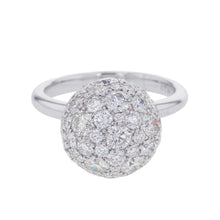 将图像加载到图库查看器中,TIFFANY&Co. HardWear Ball Diamond Ring Size Large/Approximately No. 11 18K White Gold