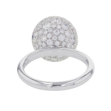 将图像加载到图库查看器中,TIFFANY&Co. HardWear Ball Diamond Ring Size Large/Approximately No. 11 18K White Gold