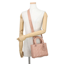 将图像加载到图库查看器中,Dior My ABC Dior Ultra Matte Lady Dior Matt pink Leather Size Small