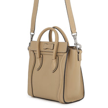 Load image into Gallery viewer, CELINE Luggage micro shopper Dune189243 Leather Size Nano