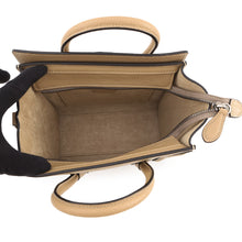 Load image into Gallery viewer, CELINE Luggage micro shopper Dune189243 Leather Size Nano