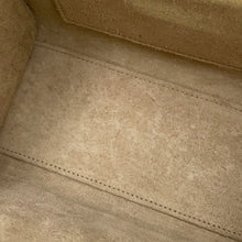 Load image into Gallery viewer, CELINE Luggage micro shopper Dune189243 Leather Size Nano