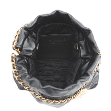 Load image into Gallery viewer, CHANEL CHANEL 22 ChainShoulder BlackAS3980-B19059-94305 Shiny Calf Leather Size Mini