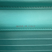 Load image into Gallery viewer, CHANEL Matelasse Chain wallet Turquoise Lambskin