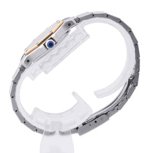 将图像加载到图库查看器中,CARTIER Santos Octagon SM W25mm Stainless Steel K18YG Ivory DialW2001683