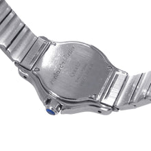 将图像加载到图库查看器中,CARTIER Santos Octagon SM W25mm Stainless Steel K18YG Ivory DialW2001683