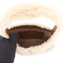 Load image into Gallery viewer, SAINT LAURENT PARIS LE 5 A 7 Handbag Beige/Brown760375GAAD29587 Shearling Leather