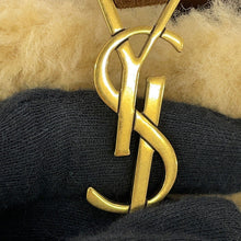 将图像加载到图库查看器中,SAINT LAURENT PARIS LE 5 A 7 Handbag Beige/Brown760375GAAD29587 Shearling Leather Size Mini