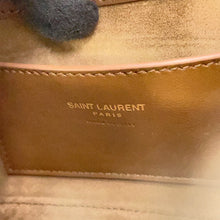 将图像加载到图库查看器中,SAINT LAURENT PARIS LE 5 A 7 Handbag Beige/Brown760375GAAD29587 Shearling Leather Size Mini