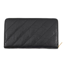 将图像加载到图库查看器中,BALENCIAGA Crash Continental Wallet Quilted Black766447210J11000 Crushed Calf Leather