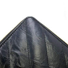 将图像加载到图库查看器中,BALENCIAGA Crash Continental Wallet Quilted Black766447210J11000 Crushed Calf Leather