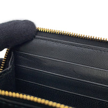 将图像加载到图库查看器中,BALENCIAGA Crash Continental Wallet Quilted Black766447210J11000 Crushed Calf Leather