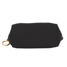 Load image into Gallery viewer, SAINT LAURENT PARIS Rive Gauche EmbroideryPouch Black/Gold710435BWTPW1055 Wool Leather