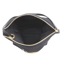 Load image into Gallery viewer, SAINT LAURENT PARIS Rive Gauche EmbroideryPouch Black/Gold710435BWTPW1055 Wool Leather