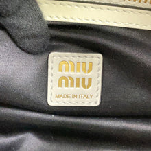 Load image into Gallery viewer, MIUMIU Bowling Handbag White5BB182_2IEO_F0009_V_MOO Leather