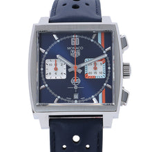 Load image into Gallery viewer, TAG HEUER Monaco Chronograph Gulf Special Edition W39mm Stainless Steel Blue DialCBL2115.FC6494